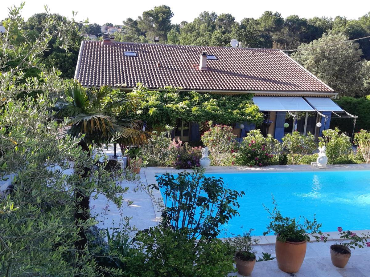 Les Chambres Manon - Piscine, Spa, Tennis Belcodene Exteriör bild
